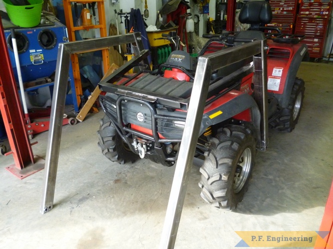 Alain B. Bombardier ATV loader | Bombardier ATV Loader boom