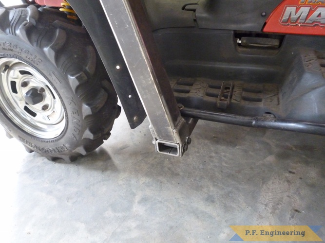 Alain B. Bombardier ATV loader | Bombardier ATV Loader tower mount