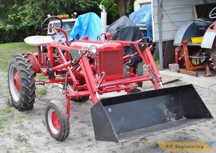 Bill M., Lehigh Acres, FL 1948 Farmall Cub Loader | 1948 farmall cub loader front