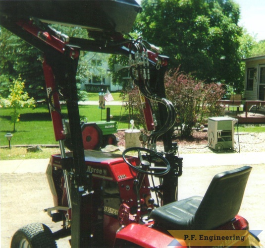 Charles D. Medford, MN Wheel Horse loader | wheelhorse loader rear by Charles D., Medford, MN