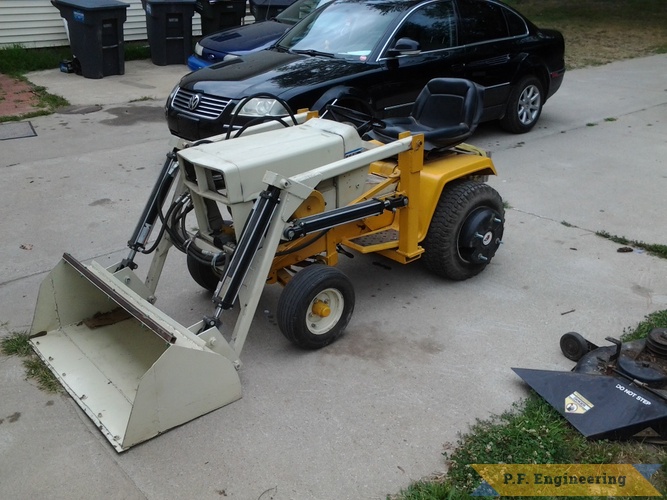 Kevin K. Cub Cadet 149 backhoe and loader | Cub Cadet 149 loader by Kevin K.