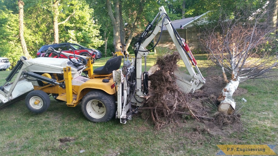 Kevin K. Cub Cadet 149 backhoe and loader | Cub Cadet loader and micro hoe by Kevin K.