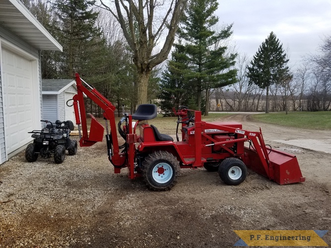 Matt C., West Bend, WI Wheel Horse D series Micro Hoe | WheelHorse D series Micro Hoe swivel seat by Matt C., West Bend, WI