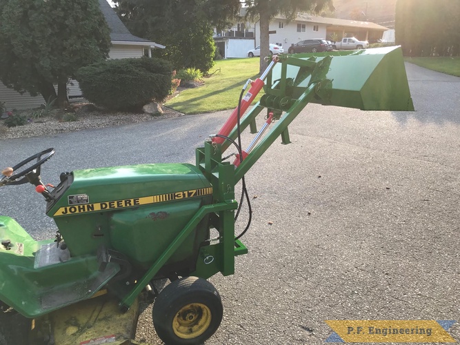 Rick S. in Vernon, British Columbia, Canada - Pin-on Mini Payloader | John Deere 318 - View 2