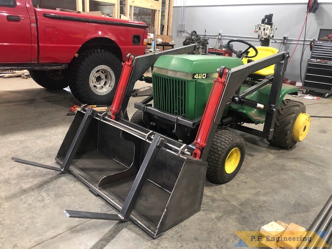 Dan W., Eureka IL, Front-end Loader | Dan W. Eureka IL short forks attachment 2