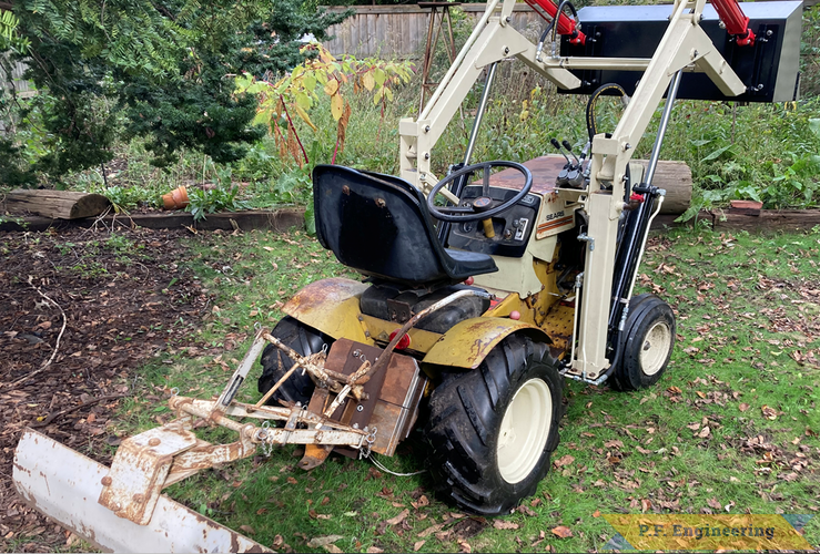 Thomas F., MI, Sears, Front-end Loader | Self leveling loader