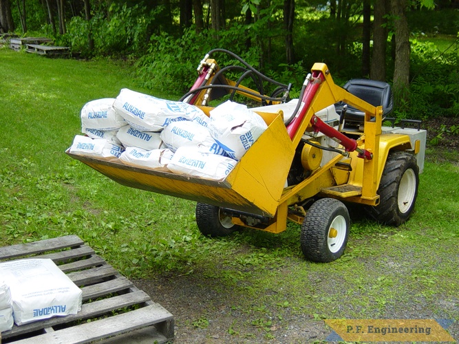 diy | cub 149 lifting 450 lbs lime