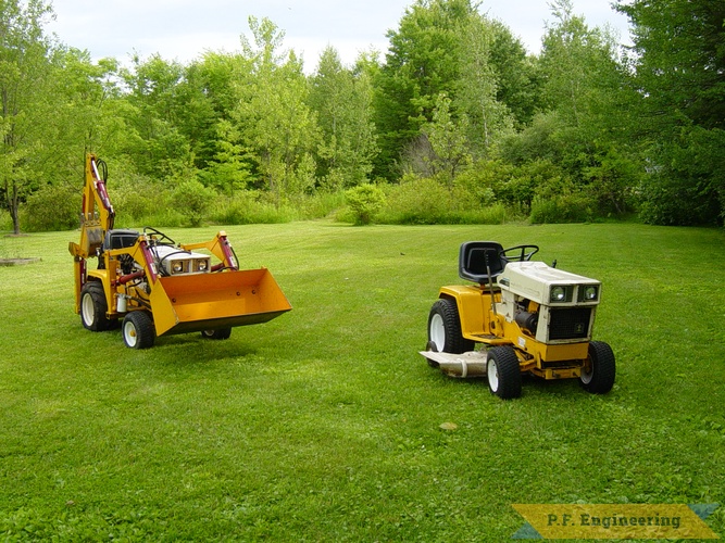 diy | cub 149 loader micro hoe 169 mower