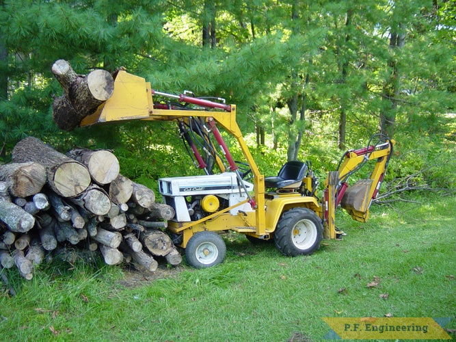 diy | cub at the log pile