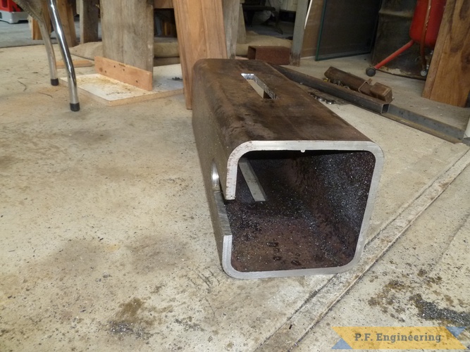 log_splitter | log splitter wedge shuttle rear view