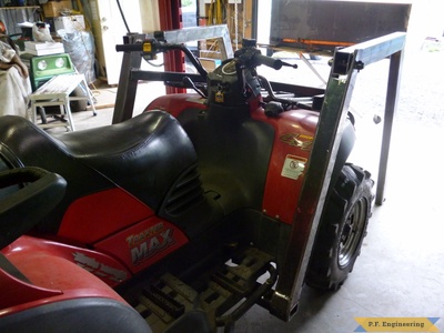 Bombardier ATV Loader right side boom