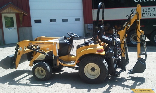 Cub Cadet 7264 Micro Hoe left side view by Kevin P., Pittsfield, NH