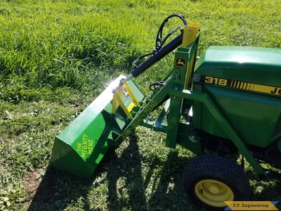 Built by Gene H. from Palm, PA for his John Deere 318 - left side view 2