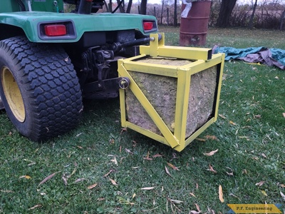 Alan B. Neosho, WI mini payloader tractor back