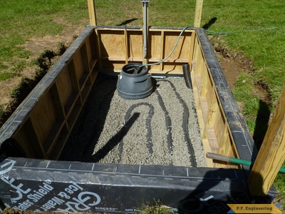 installing the GAHT transfer pipes. palram 6 x 10 greenhouse project