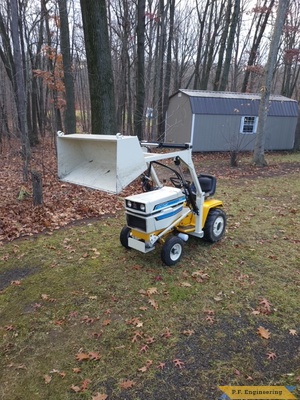 Eric D. Friedens, PA 1976 Cub Cadet 1200 front end loader front  viewjpg