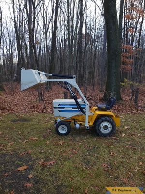 Eric D. Friedens, PA 1976 Cub Cadet 1200 front end loader left size