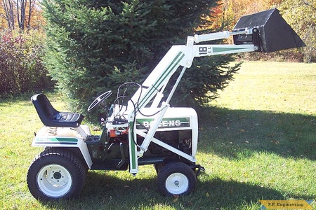 Bolens H-18XL garden tractor loader_4