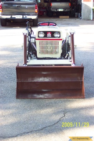 Brian's Bolens garden tractor loader project_3