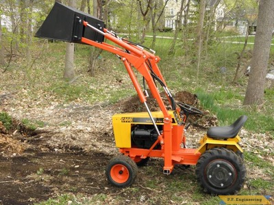 Case 220 garden tractor loader_1