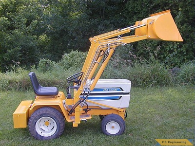 Cub Cadet 1450 garden tractor loader_3