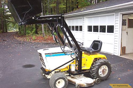 Cub Cadet 1872 garden tractor loader_1