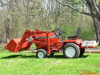 cub cadet 582 garden tractor loader_2