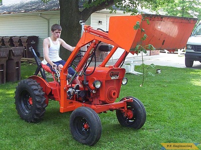 Economy Power King compact tractor loader_1