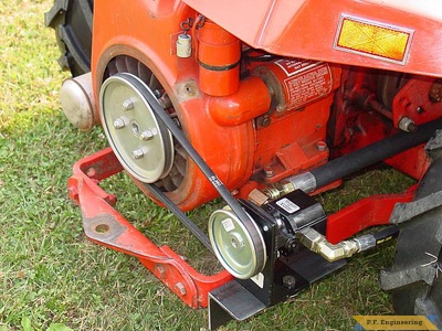 Gravely 8122 garden tractor loader_1