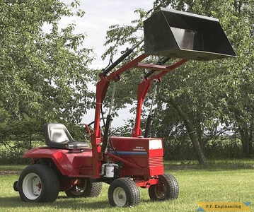 Gravely 8199-KT PRO garden tractor loader_1