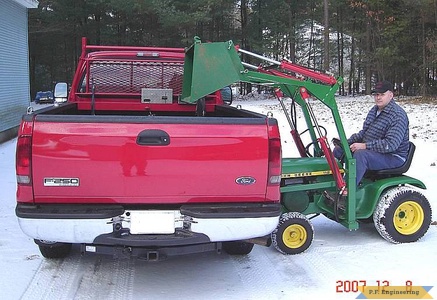 John Deere 112 Garden Tractor Loader_1