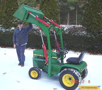 John Deere 112 Garden Tractor Loader_1