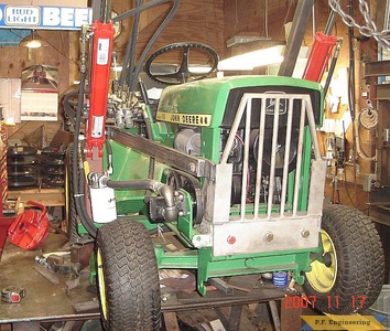 John Deere 112 Garden Tractor Loader_2