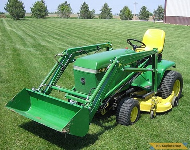 John Deere 430 Garden Tractor Loader_5