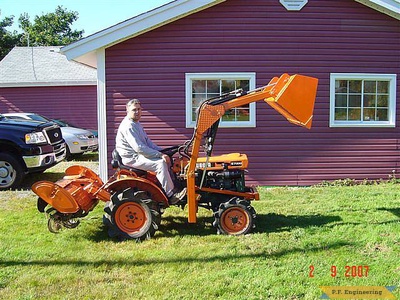 Kubota B7000 compact tractor loader_1