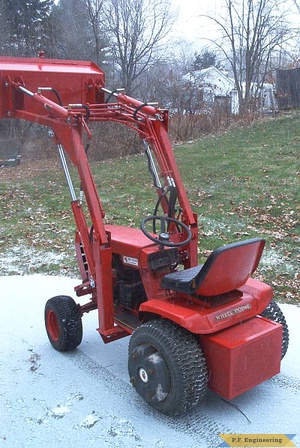 WheelHorse garden tractor loader_1