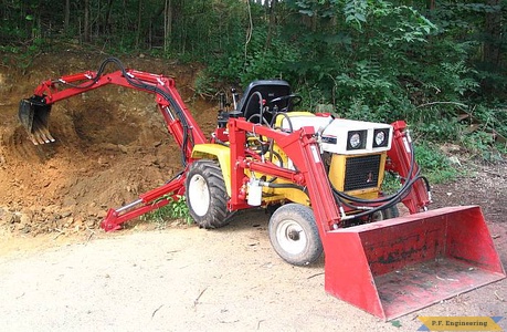 Cub Cadet 149 garden tractor Micro Hoe_1